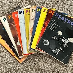 Vintage Playboy Magazine Lot - 1959 (Jan-Dec)